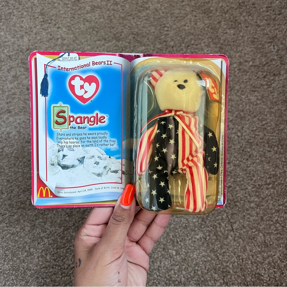 Ty Beanie Babies Spangle The American Bear